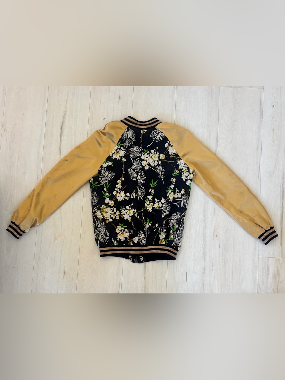 PJK Patterson J. Kincaid silk bomber jacket - Picture 5 of 5
